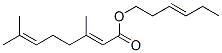 hex-3-enyl (,6Z)-3,7-dimethylocta-2,6-dienoate Structure