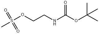 3-[(TERT-BUTOXYCARBONYL)AMINO]ETHYL METHANESULFONATE Structure