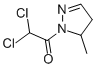 1H-Pyrazole, 1-(dichloroacetyl)-4,5-dihydro-5-methyl- (9CI) 구조식 이미지