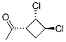 Ethanone, 1-(2,3-dichlorocyclobutyl)-, (1alpha,2alpha,3beta)- (9CI) Structure