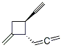 Cyclobutane, 1-ethynyl-3-methylene-2-(1,2-propadienyl)-, trans- (9CI) Structure