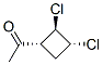 Ethanone, 1-(2,3-dichlorocyclobutyl)-, (1alpha,2beta,3alpha)- (9CI) Structure