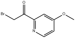 2-BROMO-1-(4-METHOXYPYRIDIN-2-YL)ETHANONE Structure