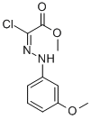 METHYLCHLORO[(3-METHOXYLPHENYL)HYDRAZONO]아세테이트 구조식 이미지