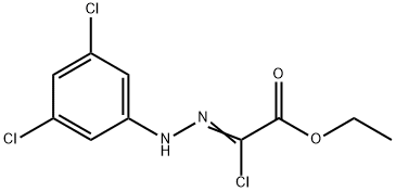 에틸2-클로로-2-[2-(3,5-디클로로페닐)히드라조노]아세테이트 구조식 이미지