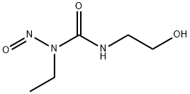 1-nitroso-1-ethyl-3-(2-hydroxyethyl)urea Structure