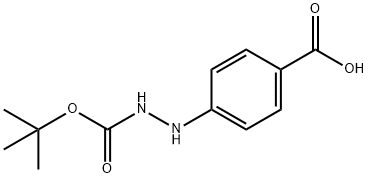 4-(2'-N-BOC-HYDRAZINO)BENZOIC ACID Structure