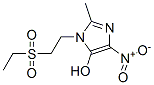 ethyl 2-(5-hydroxy-2-methyl-4-nitro-1-imidazolyl)ethylsulfone Structure