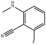 2-Fluoro-6-MethylaMino-benzonitrile Structure