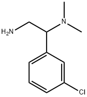 1-(3-CHLOROPHENYL)-N1,N1-DIMETHYL-1,2-ETHANEDIAMINE Structure
