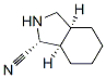 1H-Isoindole-1-carbonitrile,octahydro-,(1alpha,3aalpha,7aalpha)-(9CI) Structure