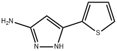 5-Thien-2-yl-1H-pyrazol-3-amine Structure