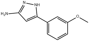 5-(3-METHOXY-PHENYL)-2H-PYRAZOL-3-YLAMINE 구조식 이미지