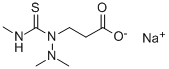 나트륨3-(2,2-디메틸-1-메틸티오카르바모일히드라지노)프로피오네이트 구조식 이미지