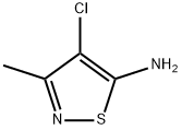 5-아미노-4-클로로-3-메틸리소티아졸 구조식 이미지