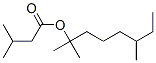 1,1,5-trimethylheptyl isovalerate Structure