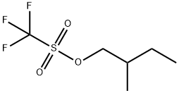 Methanesulfonic acid, trifluoro-, 2-Methylbutyl ester Structure