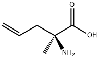 (S) - (-)-2-амино-2-метил-4-пентеновой кислоты структурированное изображение