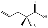 (S)-2-Amino-2-methyl-4-pentenoic acid 구조식 이미지