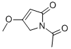 2H-Pyrrol-2-one, 1-acetyl-1,5-dihydro-4-methoxy- (9CI) 구조식 이미지