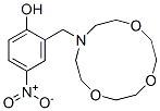 4-Nitro-2-[(1,4,7-trioxa-10-azacyclododecan-10-yl)methyl]phenol 구조식 이미지
