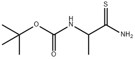 BOC-L-ALANINE THIOAMIDE Structure