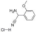 2-aMino-2-(2-Methoxyphenyl)acetonitrile hydrochloride Structure