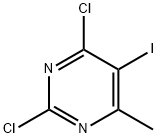 2,4-dichloro-5-iodo-6-methylpyrimidine  구조식 이미지