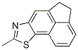아세나프토[4,5-d]티아졸,4,5-디하이드로-8-메틸-(7Cl) 구조식 이미지