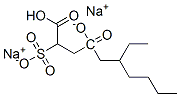 Sodium 4-((2-ethylhexyl)oxy)-4-oxo-2-sulfonatobutanoate Structure