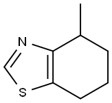 Benzothiazole,  4,5,6,7-tetrahydro-4-methyl- Structure