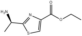 4-티아졸카르복실산,2-(1-아미노에틸)-,에틸에스테르,(R)-(9CI) 구조식 이미지
