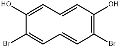 3,6-DIBROMO-2,7-DIHYDROXYNAPHTHALENE Structure