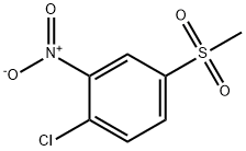 4-Chloro-3-nitrophenyl methyl sulfone 구조식 이미지
