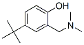 2-[(디메틸아미노)메틸]-4-(1,1-디메틸에틸)페놀 구조식 이미지