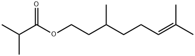97-89-2 CITRONELLYL ISOBUTYRATE