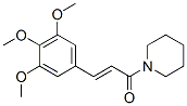 1-[3-(3,4,5-Trimethoxyphenyl)-1-oxo-2-propenyl]piperidine 구조식 이미지