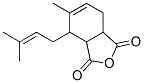 5-methyl-4-(3-methylbut-2-enyl)-3a,4,7,7a-tetrahydroisobenzofuran-1,3-dione Structure