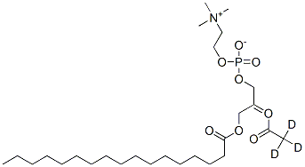 3,5,9-Trioxa-4-phosphahexacosan-1-aminium,7-(acetyl-d3-oxy)-4-hydroxy-N,N,N-trimethyl-10-oxo-,innersalt,4-oxide,(R] Structure