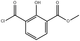 벤조산,3-(클로로카르보닐)-2-히드록시-,메틸에스테르(9CI) 구조식 이미지