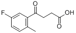 4-(2-METHYL-5-FLUOROPHENYL)-4-OXOBUTYRIC ACID Structure