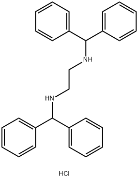 1,2-EthanediaMine, N,N'-bis(diphenylMethyl)-, dihydrochloride Structure