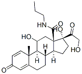 N-propyl-20-dihydroprednisolonamide Structure