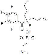 N-pentafluorobenzoyl-di-n-butylamide taurine Structure