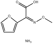 (Z)-2-메톡시이미노-2-(푸릴-2-일)아세트산암모늄염 구조식 이미지