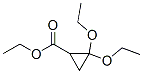 시클로프로판카르복실산,2,2-디에톡시-,에틸에스테르(9CI) 구조식 이미지