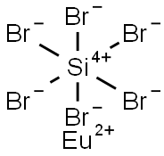 europium(2+) hexabromosilicate(2-) Structure