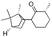 (1alpha,2alpha,4alpha)-2-methyl-6-(1,7,7-trimethylbicyclo[2.2.1]hept-2-yl)cyclohexan-1-one Structure