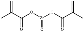 Zirconium oxide dimethacrylate Structure