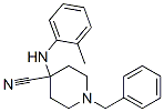 1-벤질-4-(o-톨루이디노)피페리딘-4-카보니트릴 구조식 이미지